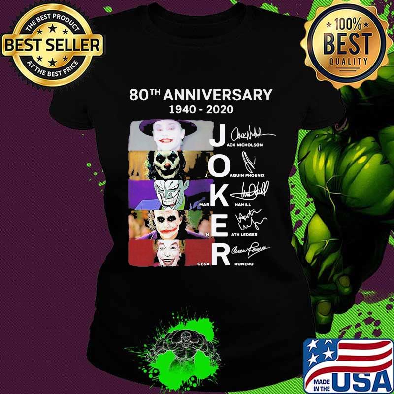 80th anniversary 1940 2020 signatures s Ladies tee 80th anniversary 1940 2020 signatures s Ladies tee