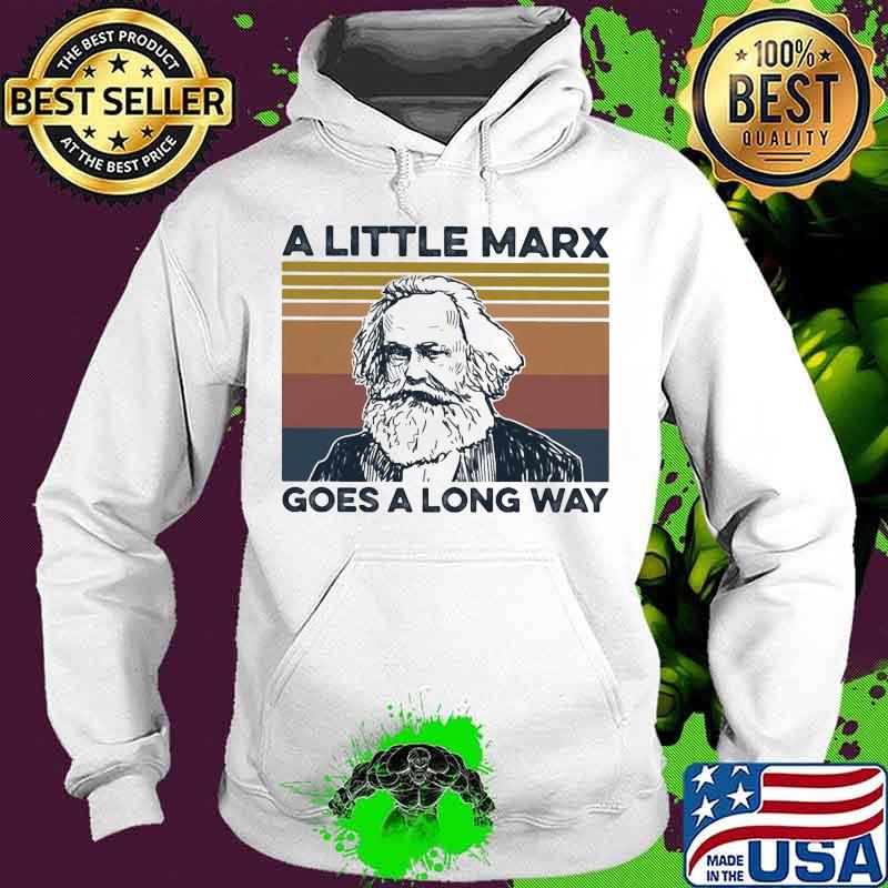 A little marx goes a long way vintage retro s Hoodie A little marx goes a long way vintage retro s Hoodie
