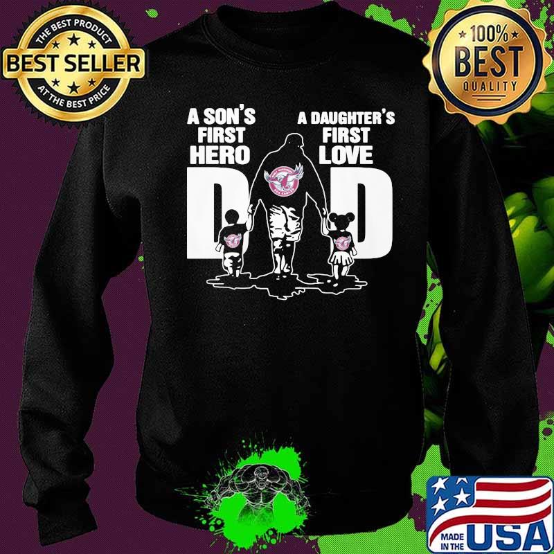 A son's first hero a daughter's first love dad silvertails happy father's day s Sweater A son's first hero a daughter's first love dad silvertails happy father's day s Sweater