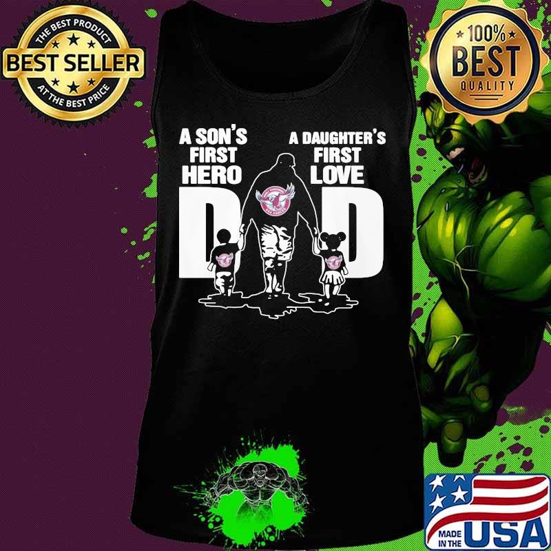 A son's first hero a daughter's first love dad silvertails happy father's day s Tank top A son's first hero a daughter's first love dad silvertails happy father's day s Tank top