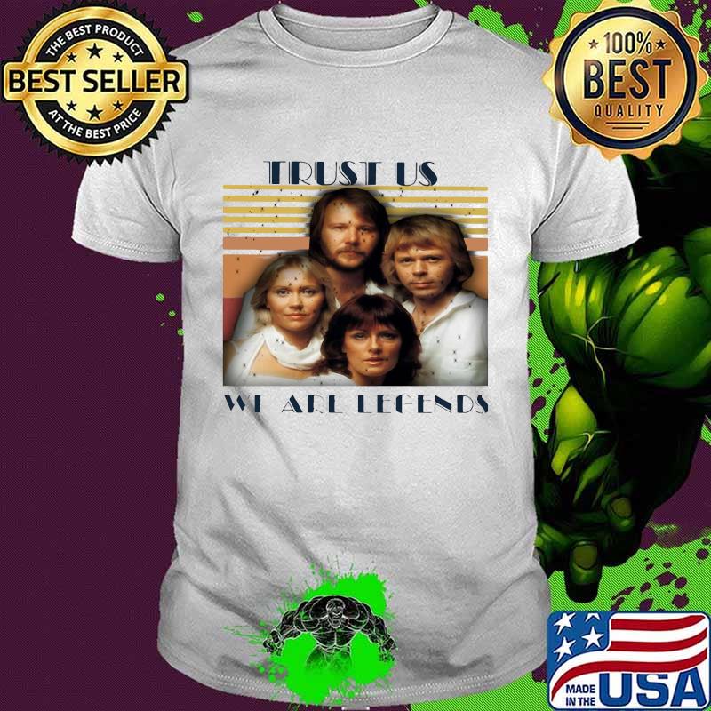 Abba the definitive trust us we are legends vintage retro shirt