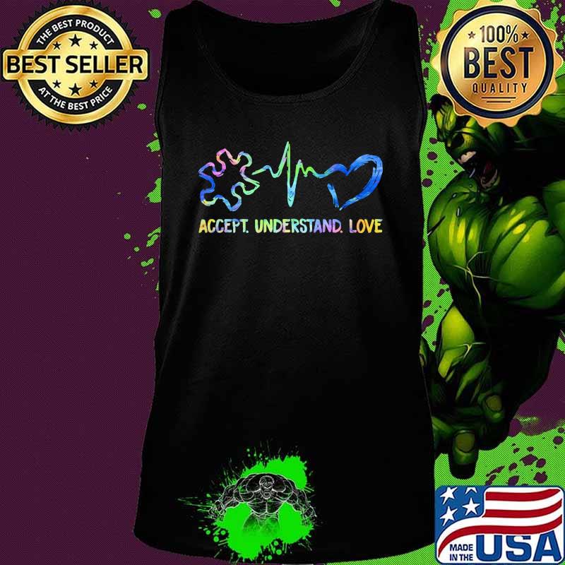ACCEPT UNDERSTAND LOVE AUTISM SHIRT Tank top ACCEPT UNDERSTAND LOVE AUTISM SHIRT Tank top