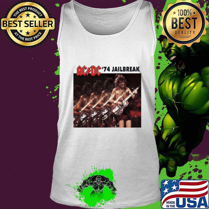 Acdc band angus young 74 jailbreak s Tank top Acdc band angus young 74 jailbreak s Tank top