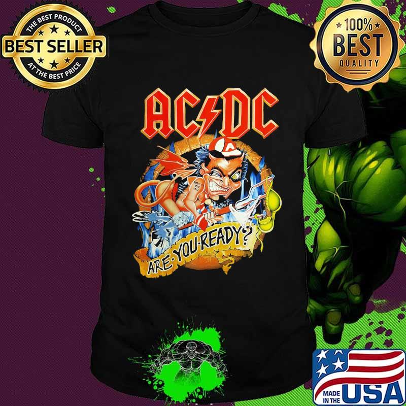 Acdc band are you ready satan shirt