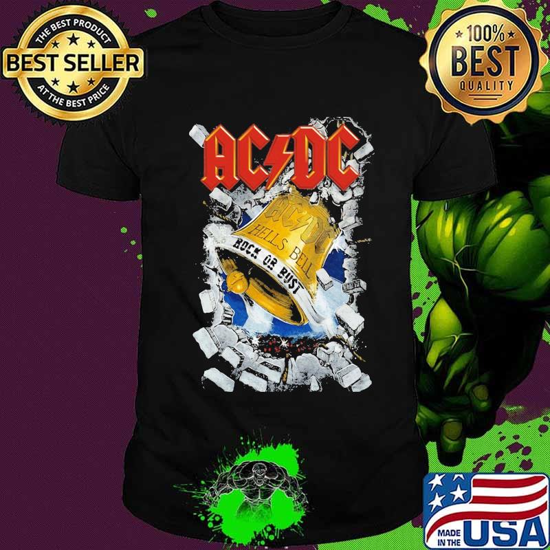Acdc band hells bell rock or rust christmas shirt