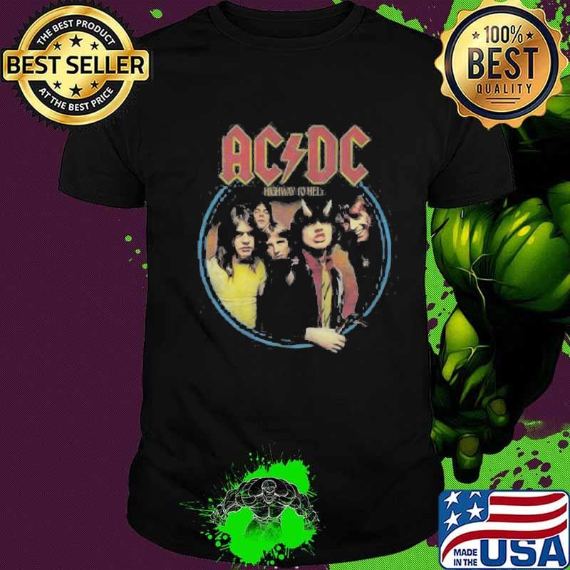 Acdc band highway to hell shirt