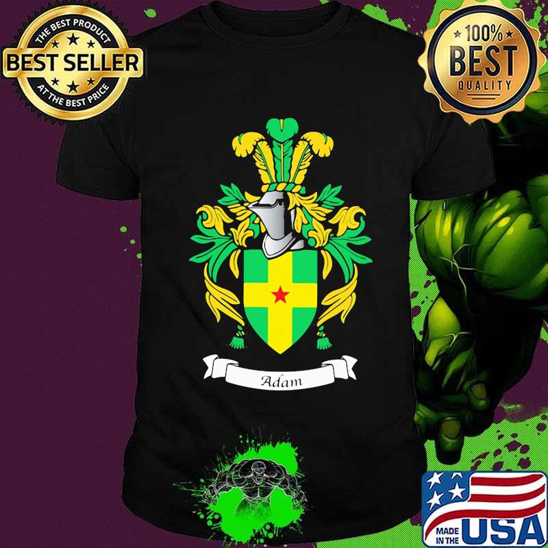 Adam family crest logo shirt