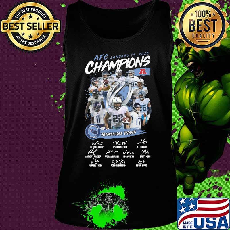 Afc champions tennessee tians signature s Tank top Afc champions tennessee tians signature s Tank top