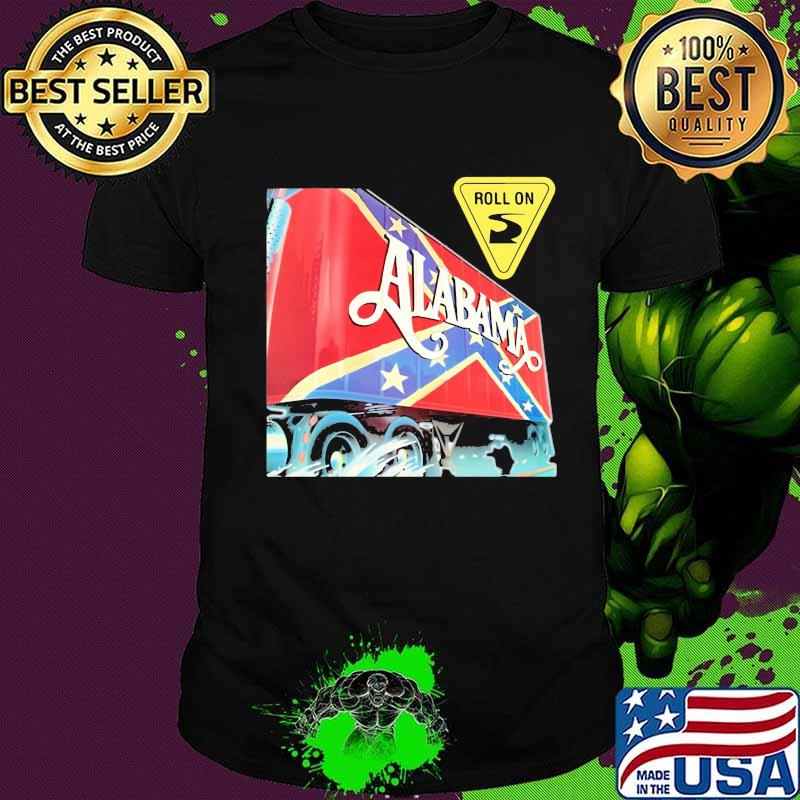 Alabama band roll on tour british flag shirt