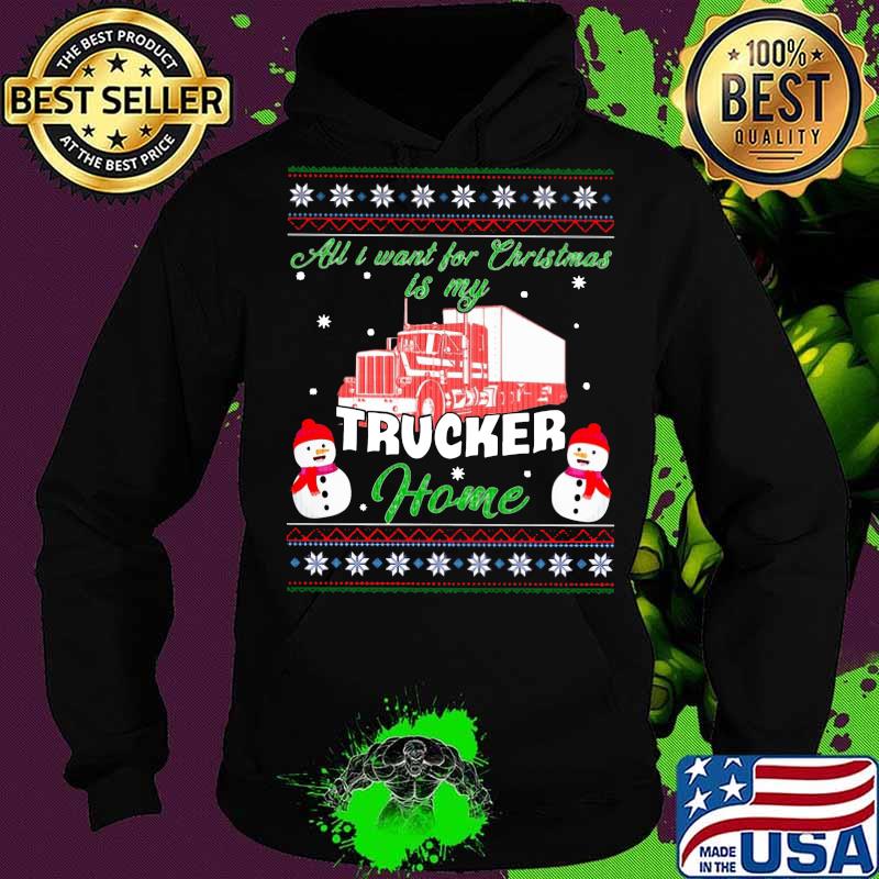 All i want for christmas trucker home ugly s Hoodie All i want for christmas trucker home ugly s Hoodie