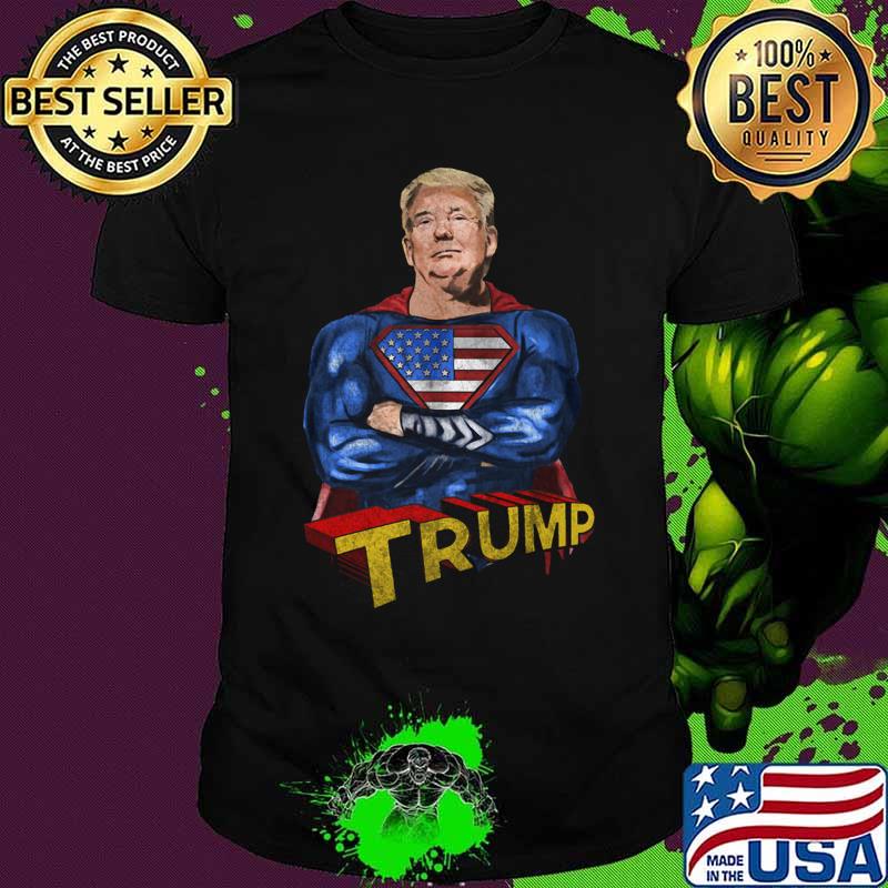 American super hero trump shirt