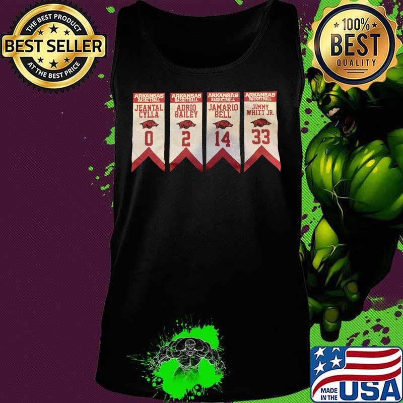 Arkansas razorback basketball jeantal cylla adrio bailey jamario bell jimmy whitt jr s Tank top Arkansas razorback basketball jeantal cylla adrio bailey jamario bell jimmy whitt jr s Tank top