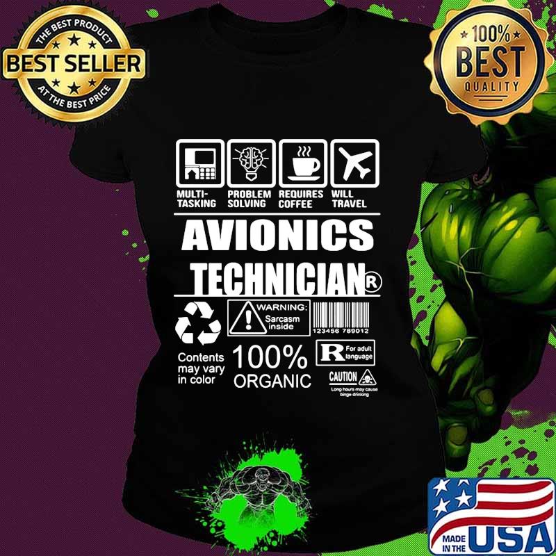 Aviation technician contents may vary in color 100% organic s Ladies tee Aviation technician contents may vary in color 100% organic s Ladies tee