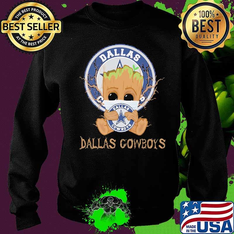 Baby groot mask hug heart dallas cowboys s Sweater Baby groot mask hug heart dallas cowboys s Sweater