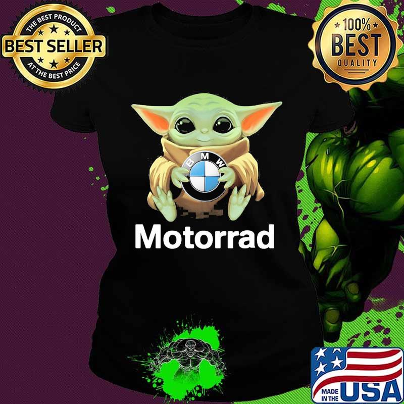 Baby yoda hug bmw motorrad s Ladies tee Baby yoda hug bmw motorrad s Ladies tee