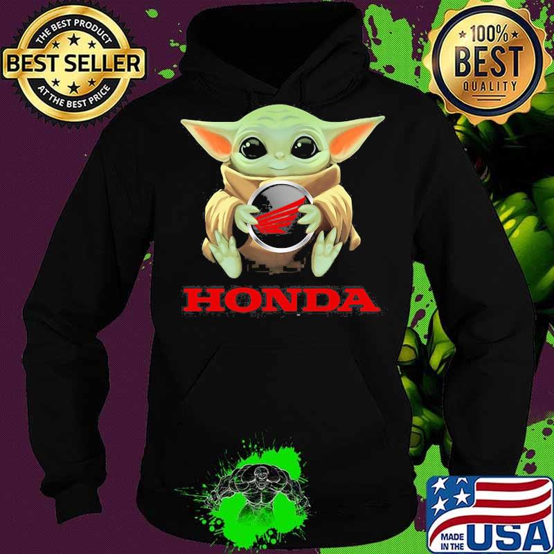 Baby yoda hug honda s Hoodie Baby yoda hug honda s Hoodie
