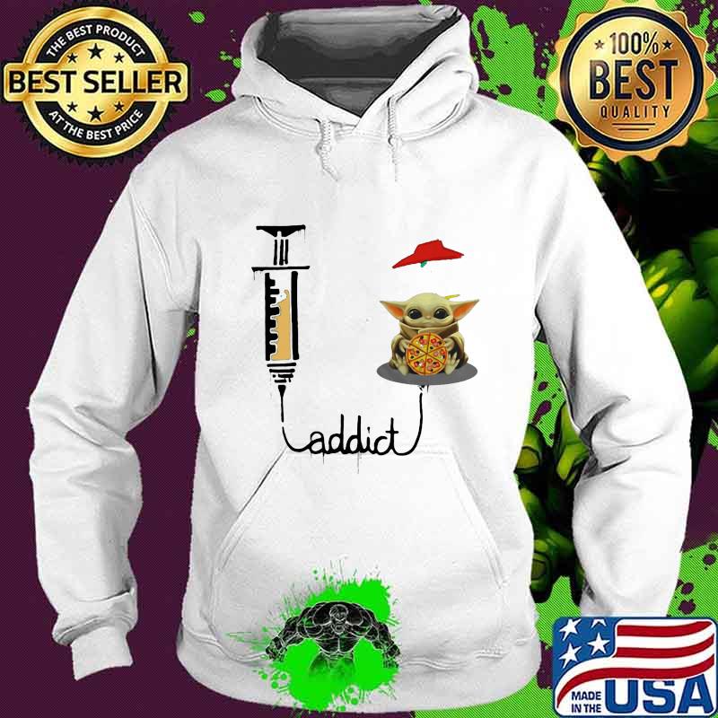 Baby yoda hug pizza hut addict needle s Hoodie Baby yoda hug pizza hut addict needle s Hoodie