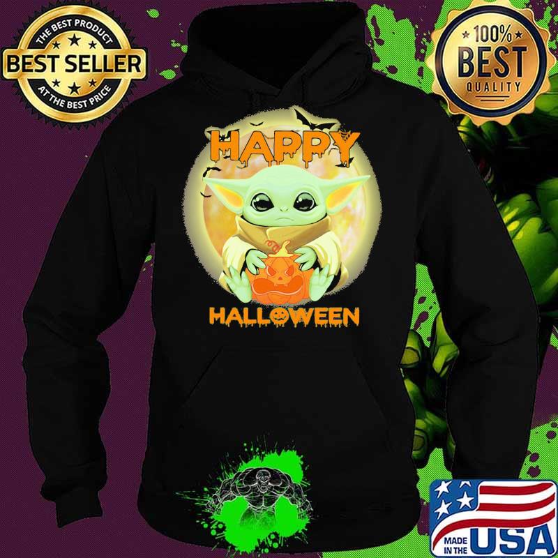 Baby yoda hug pumpkin happy halloween s Hoodie Baby yoda hug pumpkin happy halloween s Hoodie