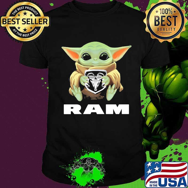 Baby yoda hug ram shirt