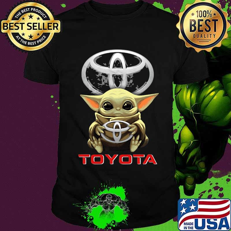 Baby yoda hug toyota shirt Baby yoda hug toyota shirt