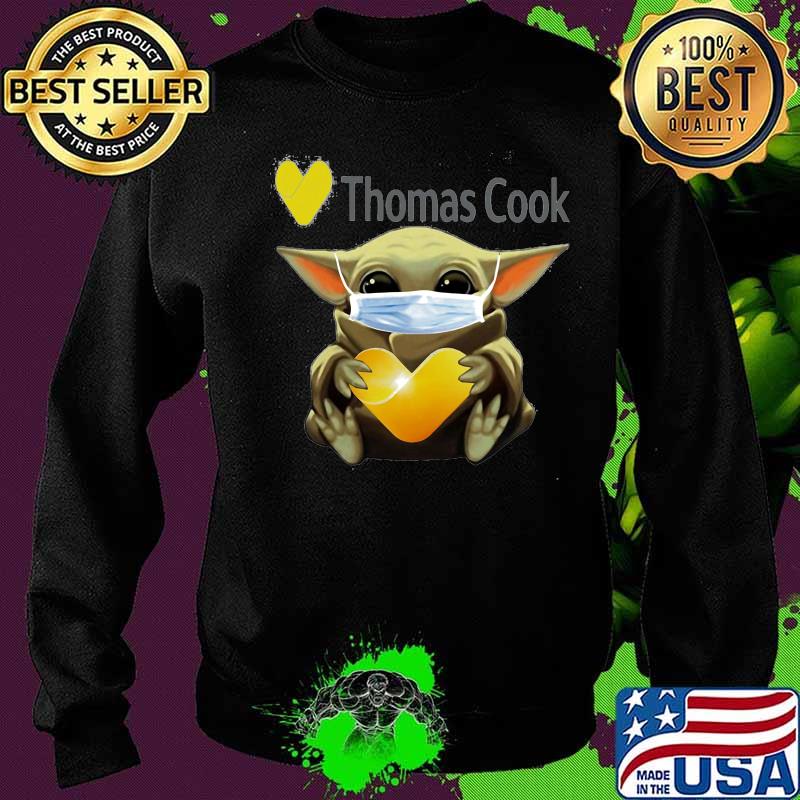 Baby yoda mask face and hug thomas cook s Sweater Baby yoda mask face and hug thomas cook s Sweater