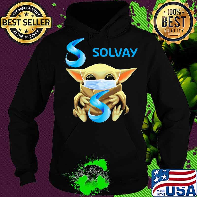 Baby yoda mask face solvay s Hoodie Baby yoda mask face solvay s Hoodie