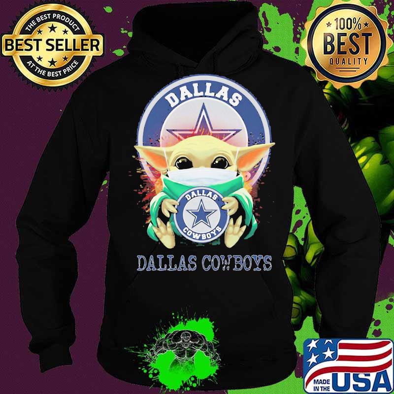Baby yoda mask hug dallas cowboys football s Hoodie Baby yoda mask hug dallas cowboys football s Hoodie