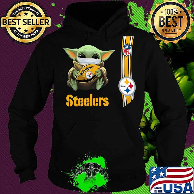 Baby yoda mask hug pittsburgh steelers nfl s Hoodie Baby yoda mask hug pittsburgh steelers nfl s Hoodie
