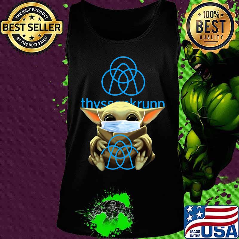 Baby yoda mask hug thyssenkrupp logo s Tank top Baby yoda mask hug thyssenkrupp logo s Tank top