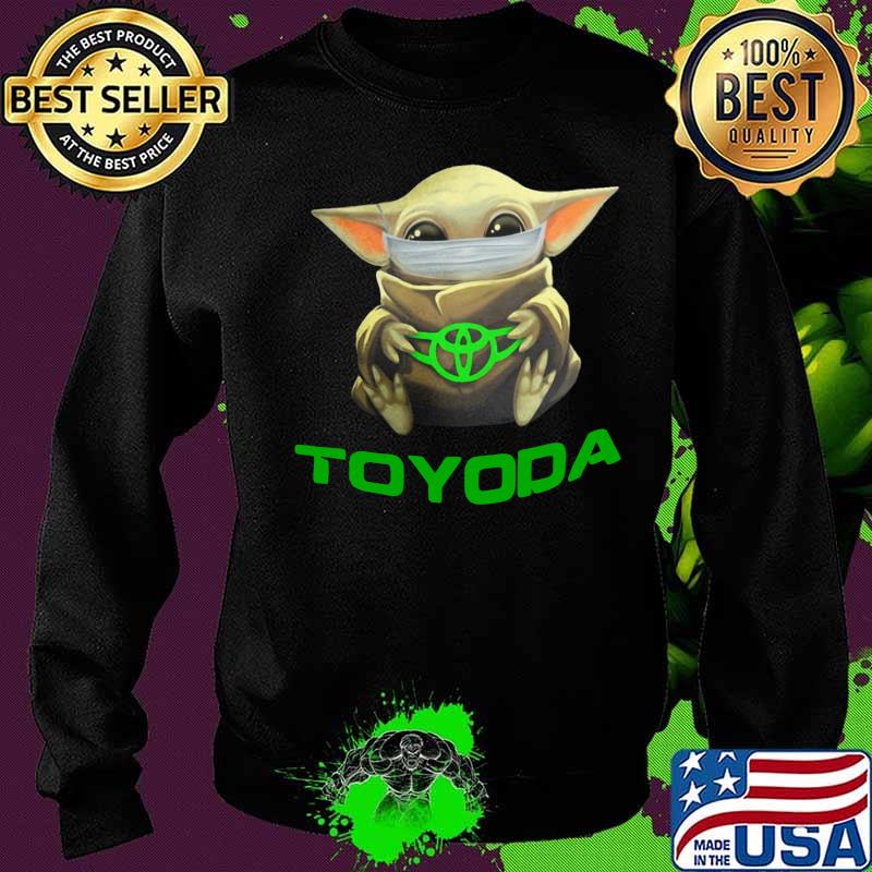 Baby yoda mask hug toyoda logo s Sweater Baby yoda mask hug toyoda logo s Sweater