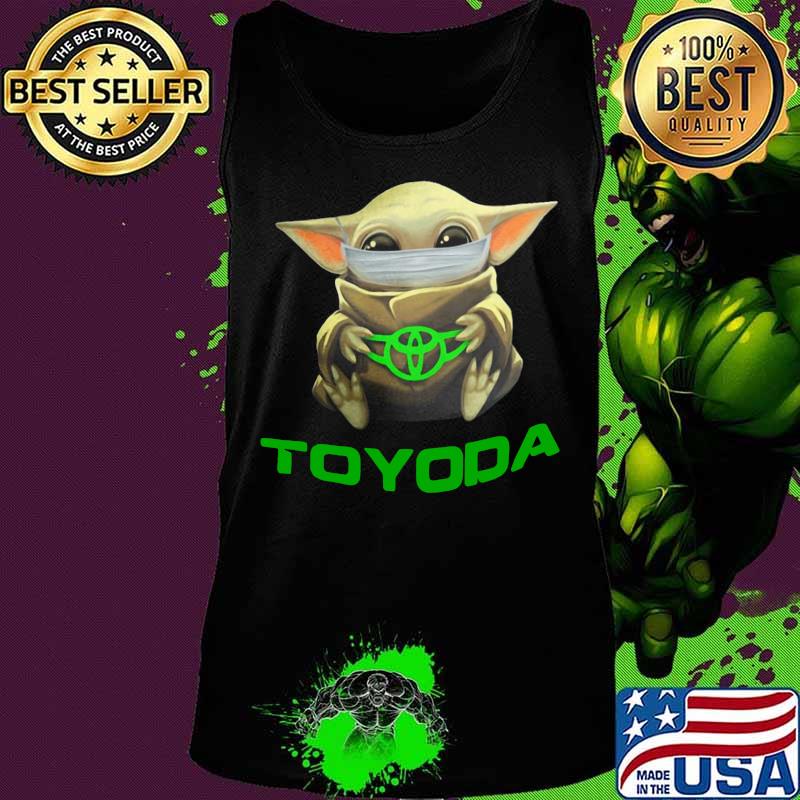 Baby yoda mask hug toyoda logo s Tank top Baby yoda mask hug toyoda logo s Tank top