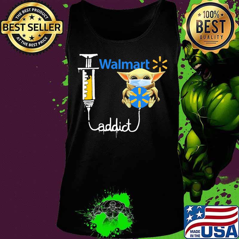 Baby yoda mask walmart addict s Tank top Baby yoda mask walmart addict s Tank top