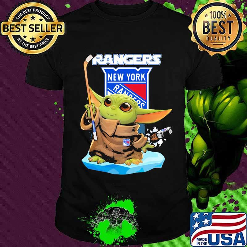 Baby yoda new york yankees hockey shirt