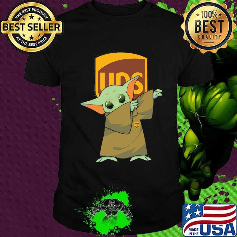 Baby yoda ups logo shirt
