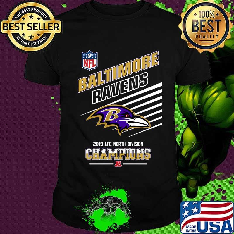 Baltimore ravens football 2019 afc north division champions shirt