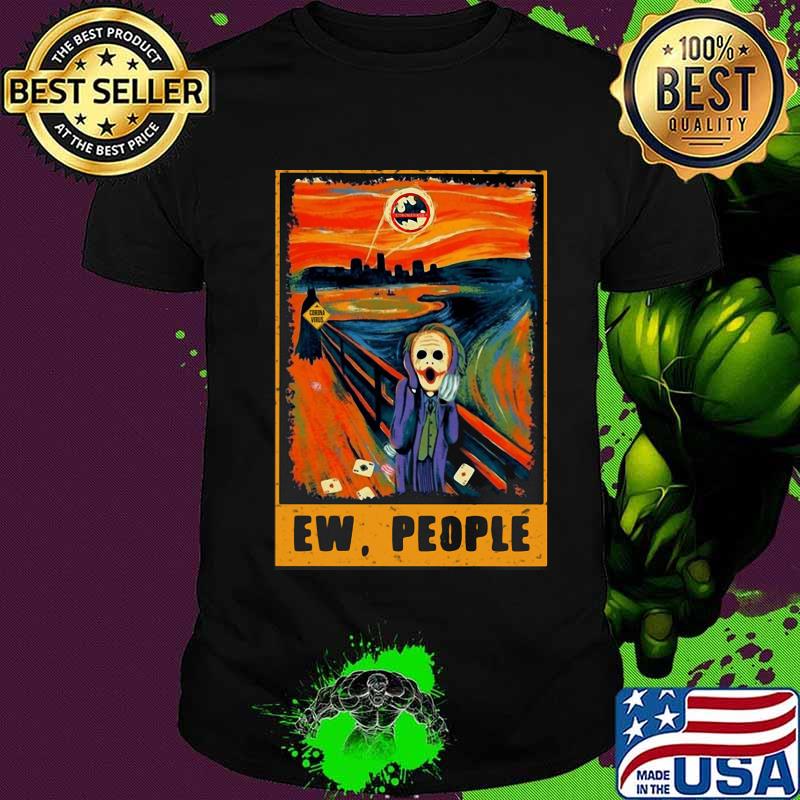 Batman joker scream cross stitch pattern ew people shirt