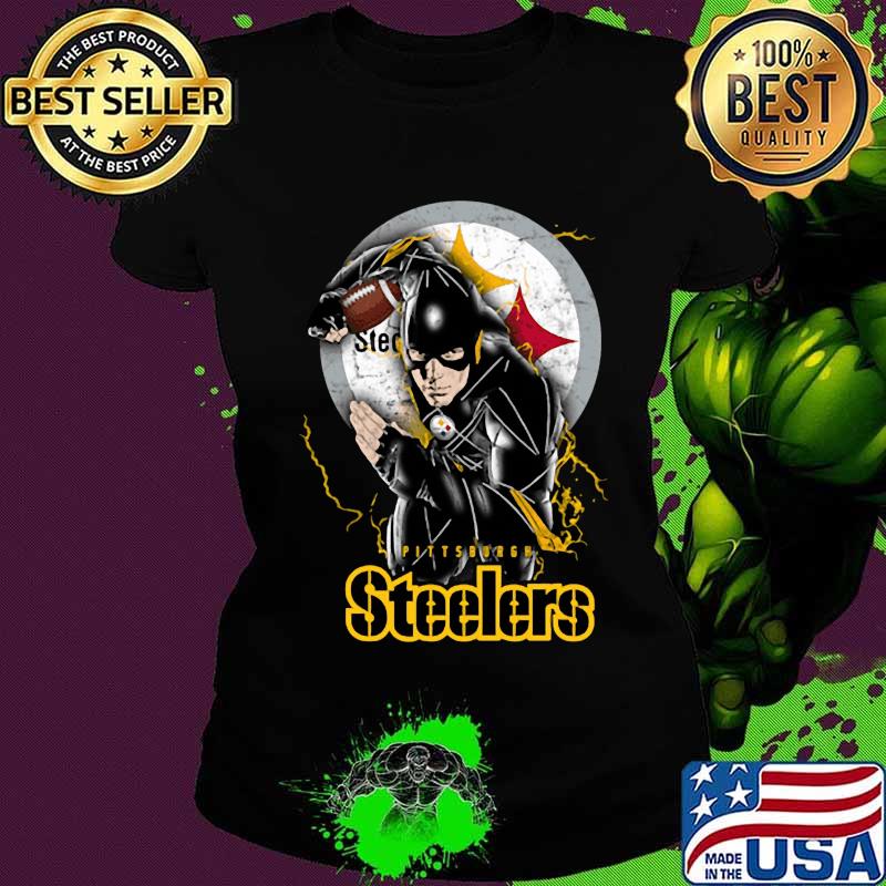 Batman pittsburgh steelers football s Ladies tee Batman pittsburgh steelers football s Ladies tee