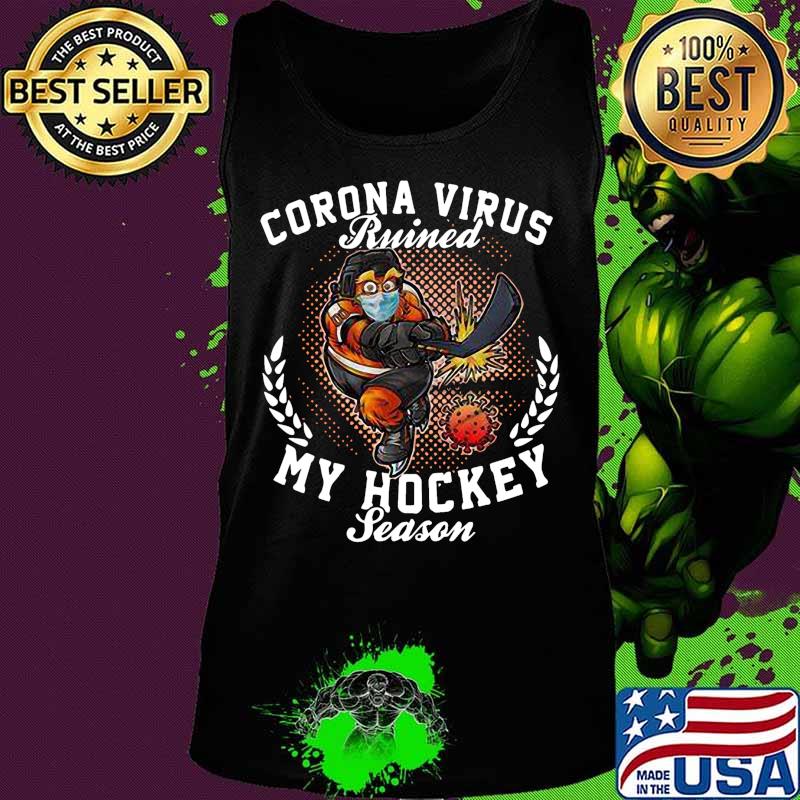 Bear virus ruined my hockey season s Tank top Bear virus ruined my hockey season s Tank top