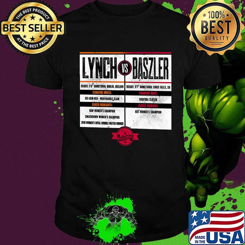 Becky lynch vs shayna baszler wrestlemania shirt