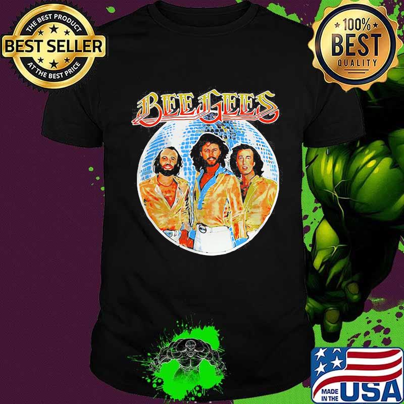 Bee gees band members vintage shirt