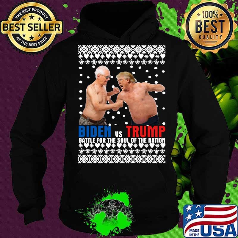 Biden vs trump battle for the soul of the nation s Hoodie Biden vs trump battle for the soul of the nation s Hoodie