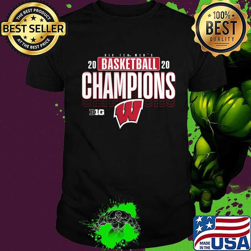 Big ten men's 2020 basketball champions wisconsin badgers shirt