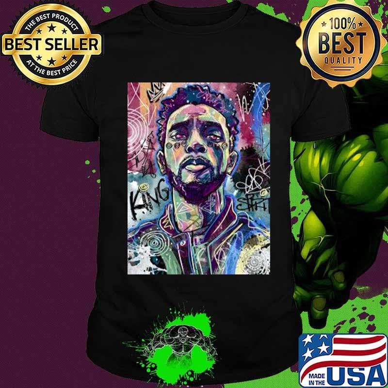 Black panther chadwick Boseman king shut art shirt