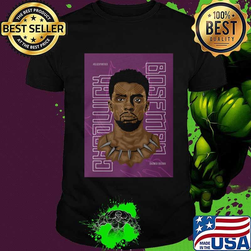 Black panther chadwick Boseman rip actor shirt