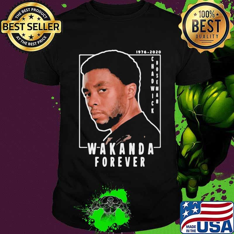 Black panther chadwick Boseman rip actor wakanda forever shirt