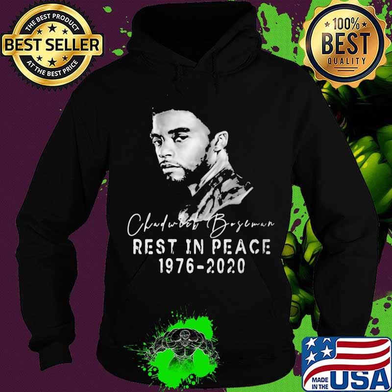 Black panther chadwick rest in peace 1976 2020 signature s Hoodie Black panther chadwick rest in peace 1976 2020 signature s Hoodie