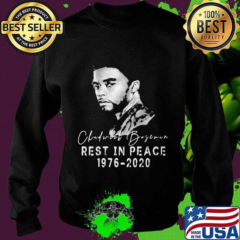 Black panther chadwick rest in peace 1976 2020 signature s Sweater Black panther chadwick rest in peace 1976 2020 signature s Sweater