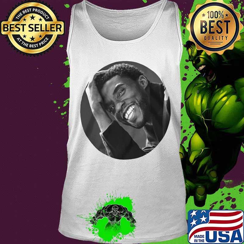 Black panther rip chadwick actor smiling s Tank top Black panther rip chadwick actor smiling s Tank top