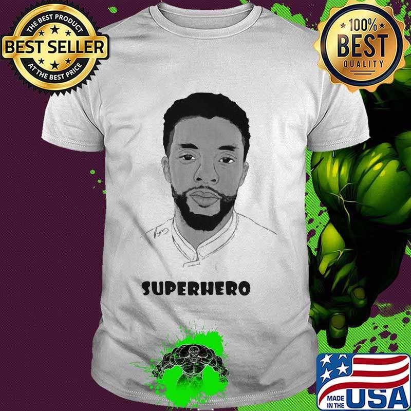 Black panther rip chadwick actor superhero shirt