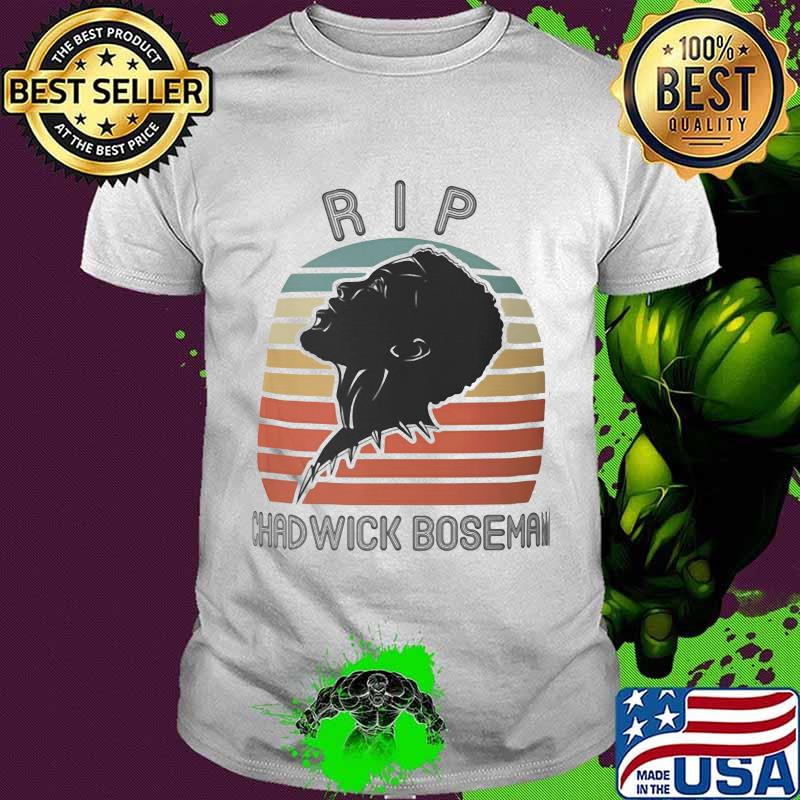 Black panther rip chadwick actor vintage retro shirt
